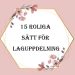 roliga sätt att dela upp lag
